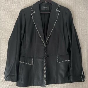 Dana Buchman Leather Jacket